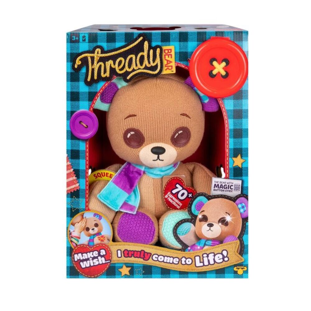 Open Box - Thready Bear -  by Moose Toys Interactive  Brown